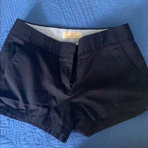 Never worn- navy shorts!